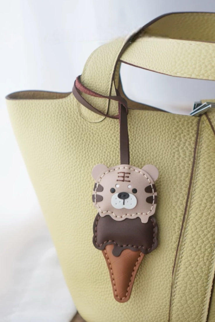 TIGER ICE CREAM BAG CHARM