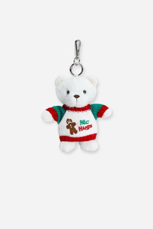 HOLIDAY HUGS BEAR BAG CHARM