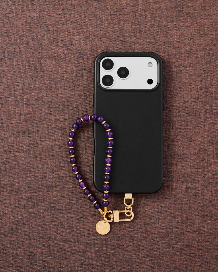 레몬 빛 휴대전화 끈