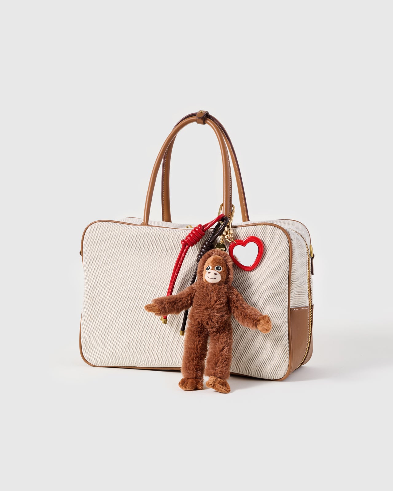 Orangutan Heart Bag Charm Keychain Handmade Gift – STICKYZOO®