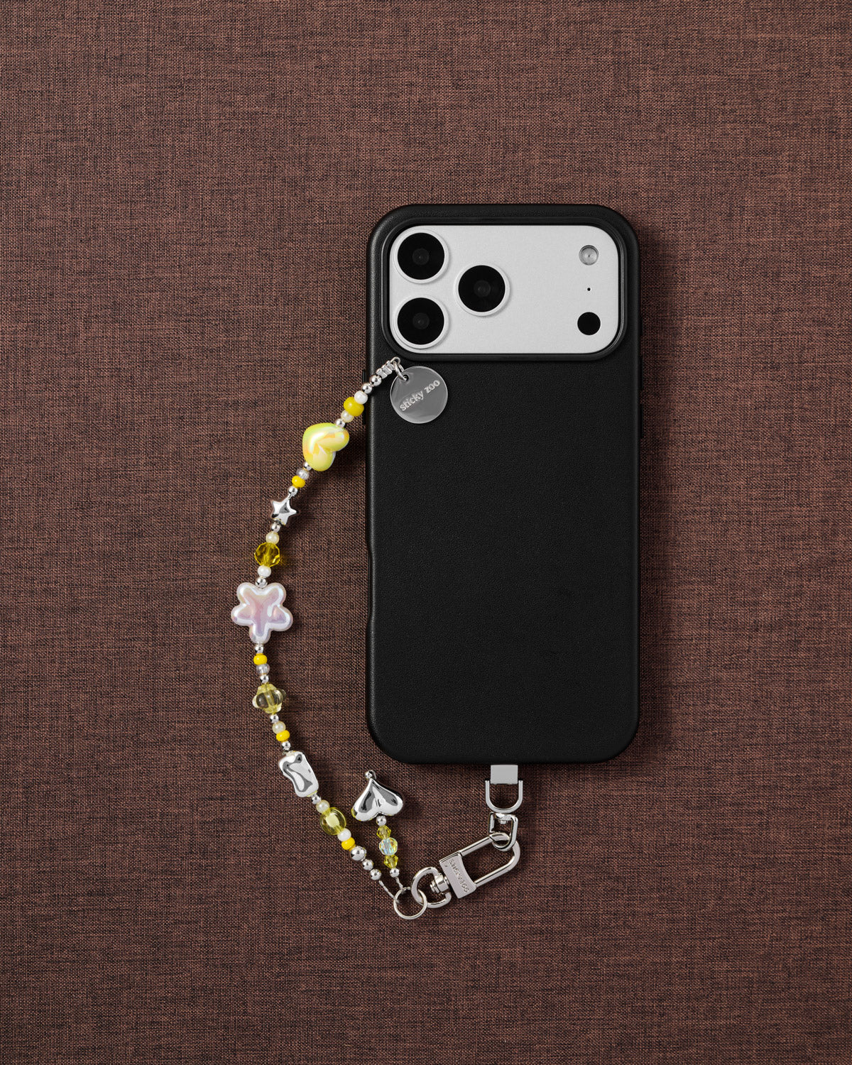 SUN HEART PHONE STRAP