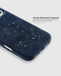 Funda para teléfono Alcántara — Cobalto