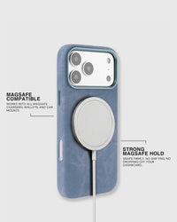 DENIM PHONE CASE — BLUE