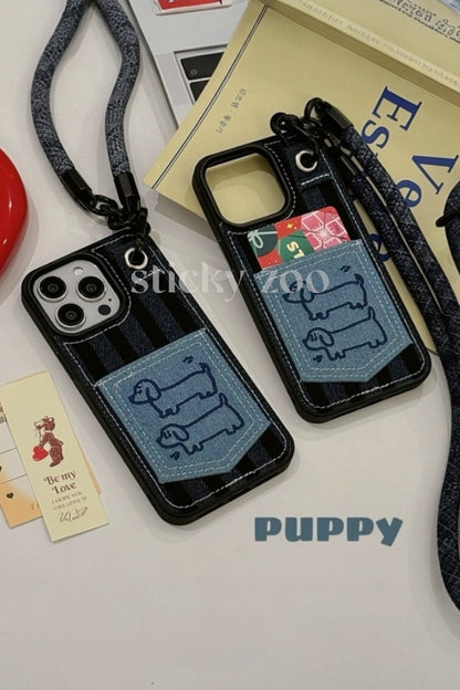 DENIM DACHSHUND CASE