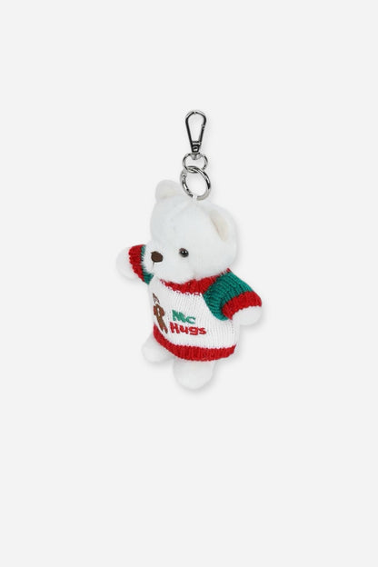 HOLIDAY HUGS BEAR BAG CHARM