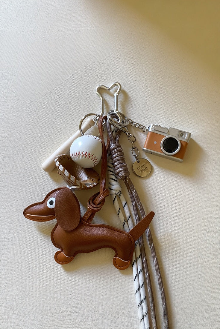 Coach dachshund bag charm sale