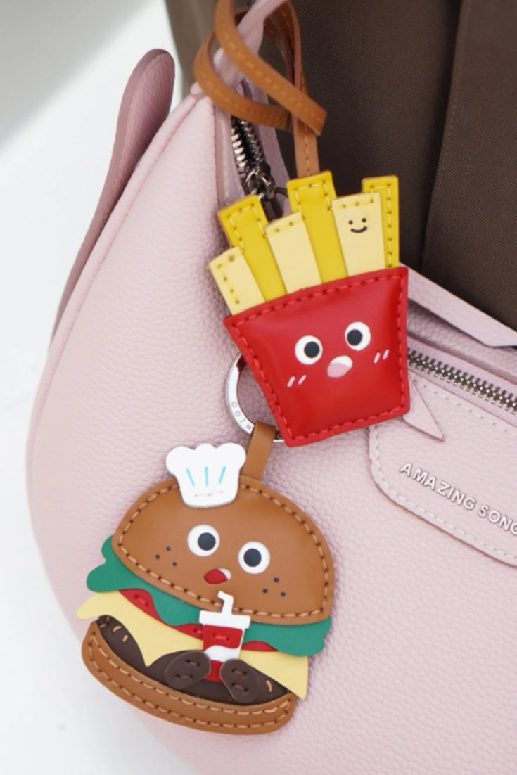 PORK FILLET CHEESEBURGER BAG CHARM