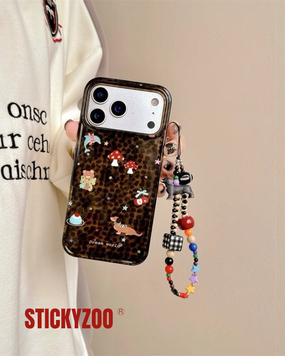 sticky zoo ダックスフンド スマホケース iphone14 Sticky Zoo® – Dachshund House iPhone Case with Strap