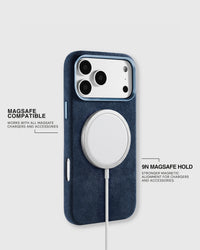 Funda para teléfono Alcántara — Cobalto