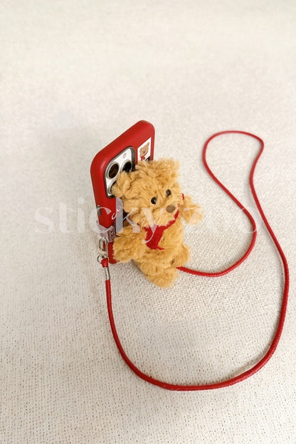 CUTE TEDDY BEAR PHONE CASE