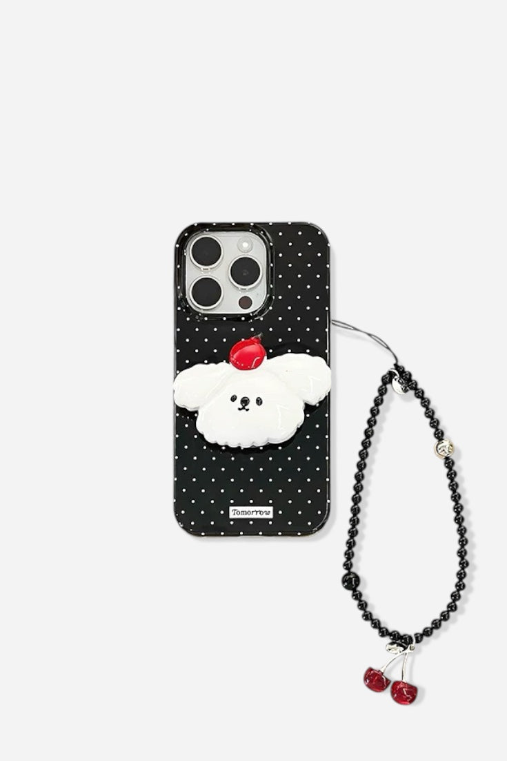 CHERRY DOT PUP CASE