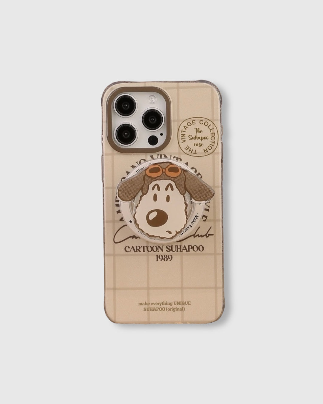 sticky zoo 犬デザイン iPhone16promax iPhoneケース カバー
