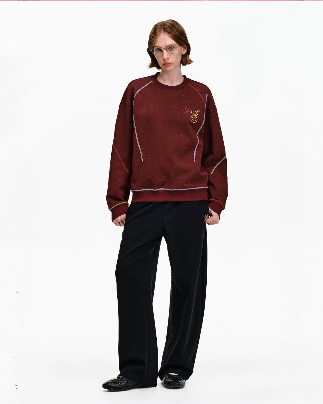 DACHSHUND BLOOM RINGER SWEATSHIRT
