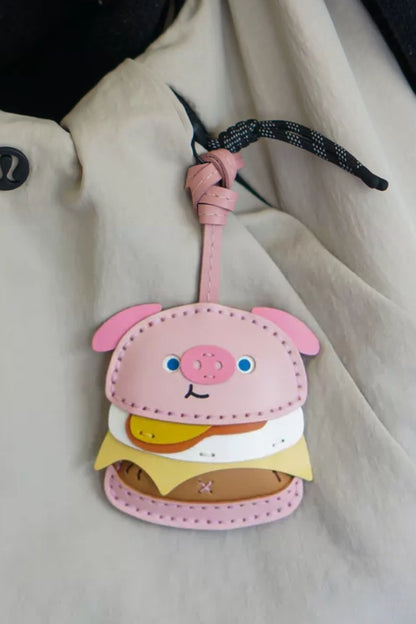 PORK FILLET CHEESEBURGER BAG CHARM