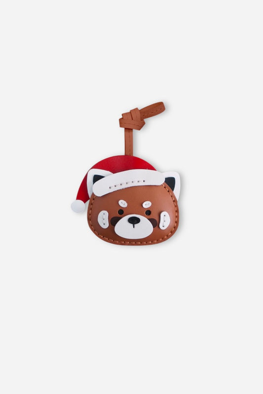 RACCOON CHRISTMAS BAG CHARM