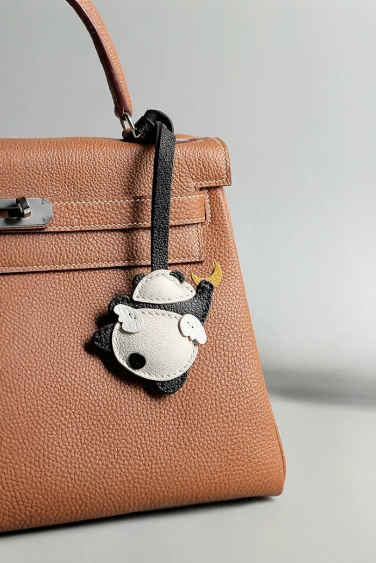 MOON PANDA BAG CHARM