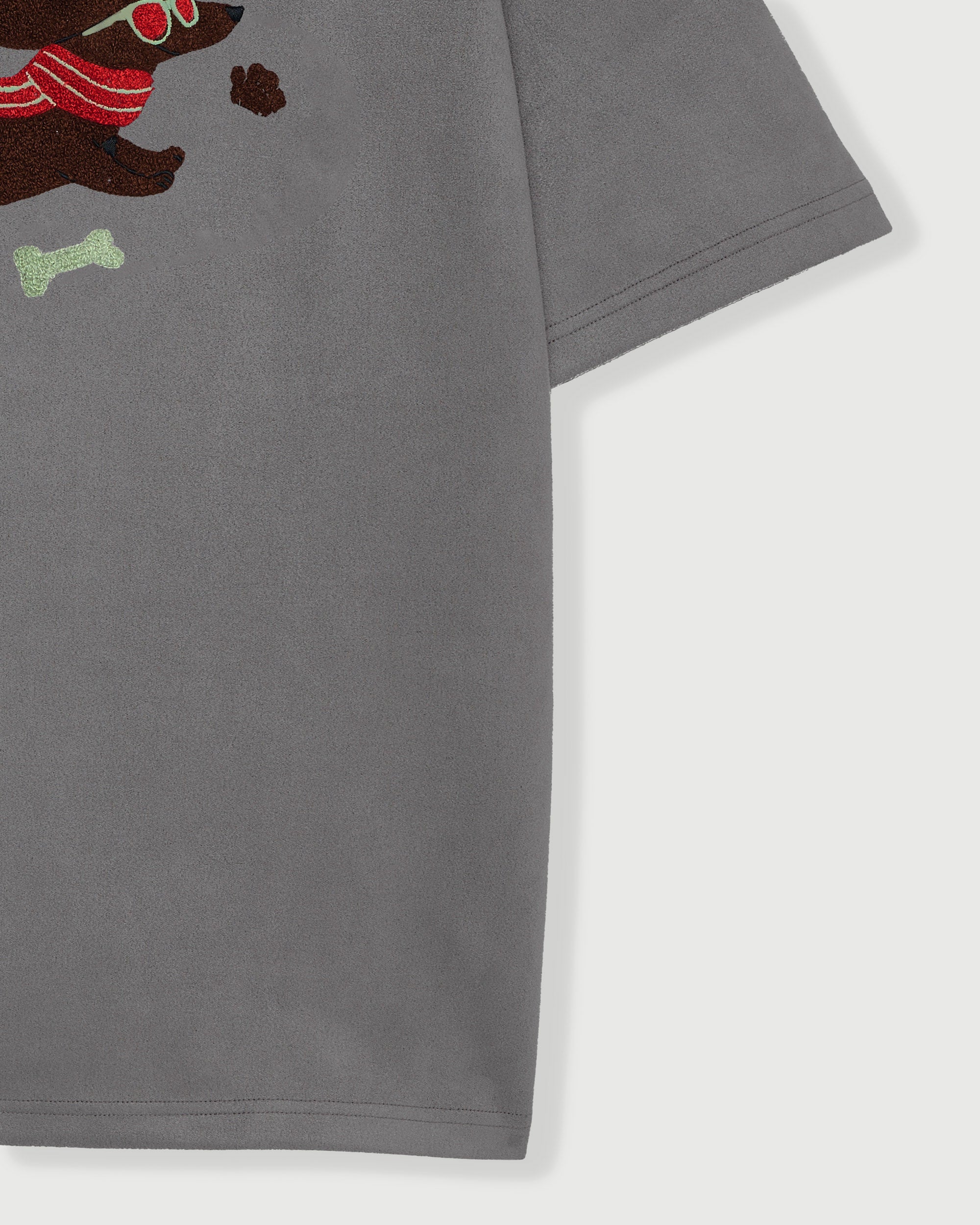 PEBBLE GREY DACHSHUND T-SHIRT