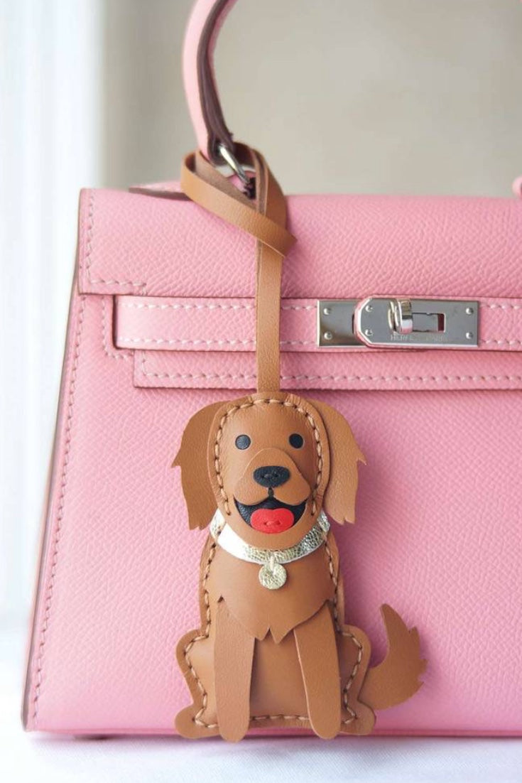 GOLDEN RETRIEVER BAG CHARM