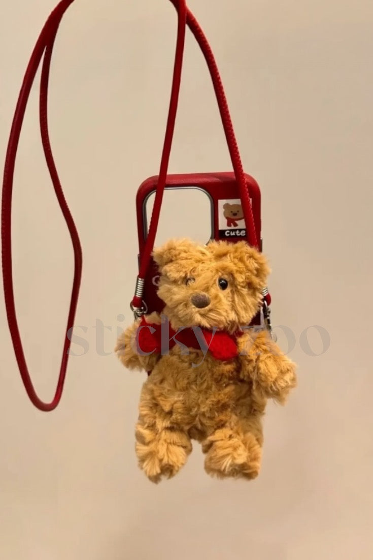 CUTE TEDDY BEAR PHONE CASE