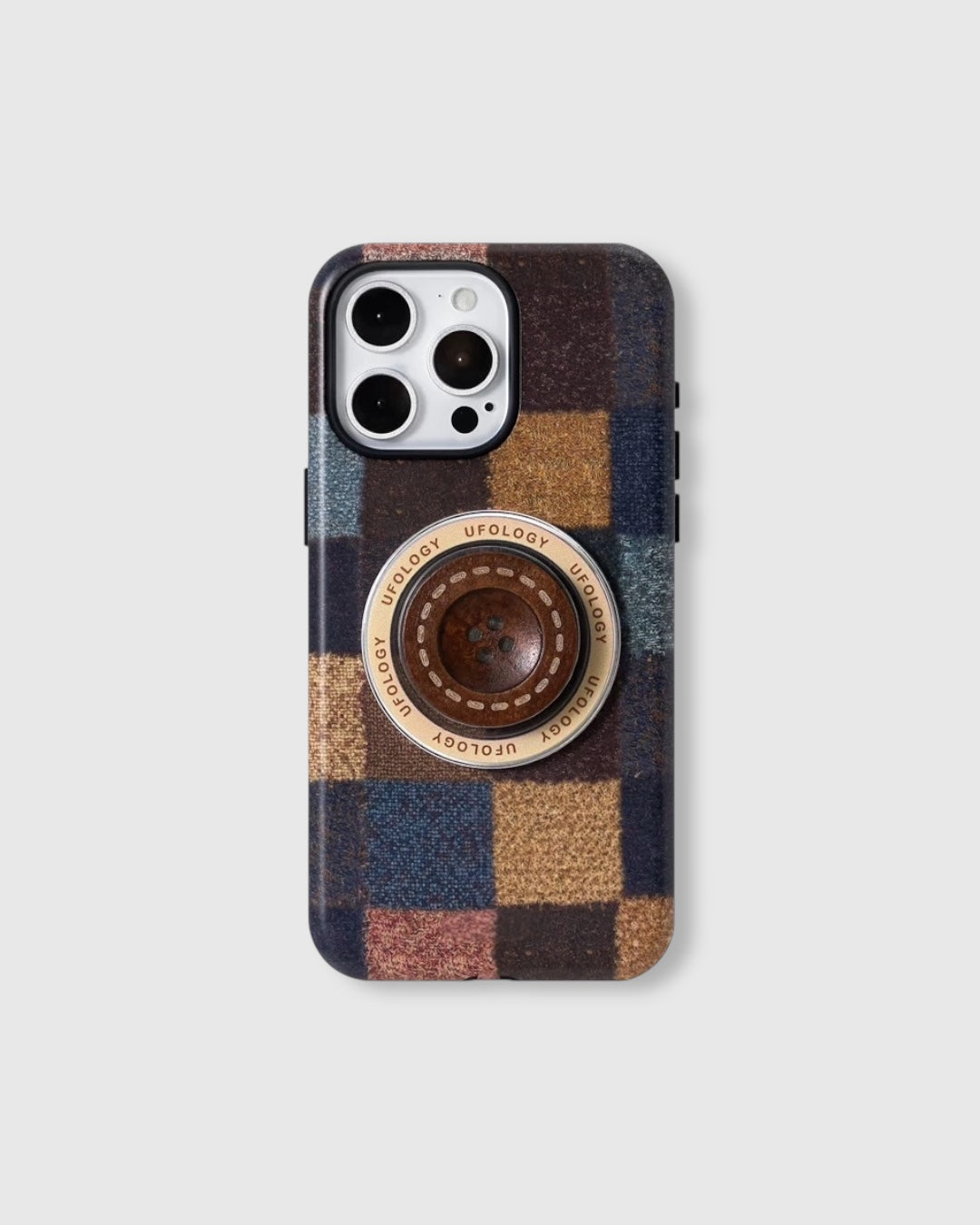 PATCHWORK BUTTON PHONE CASE