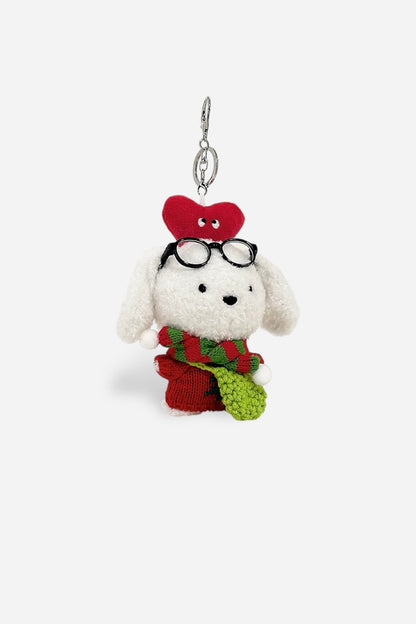 FESTIVE PUPPY BAG CHARM