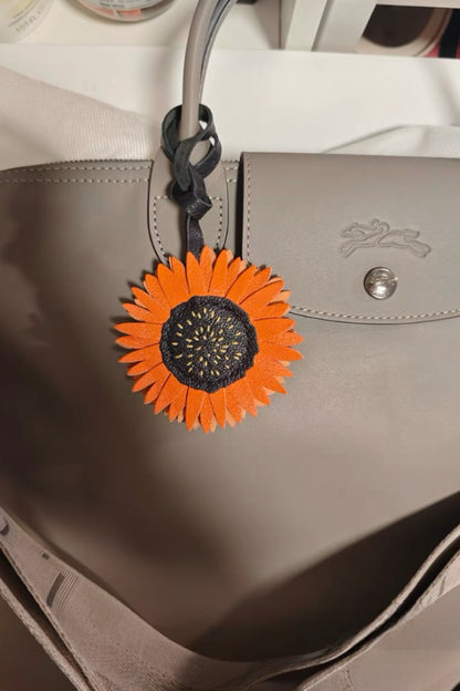 SUNFLOWER BAG CHARM