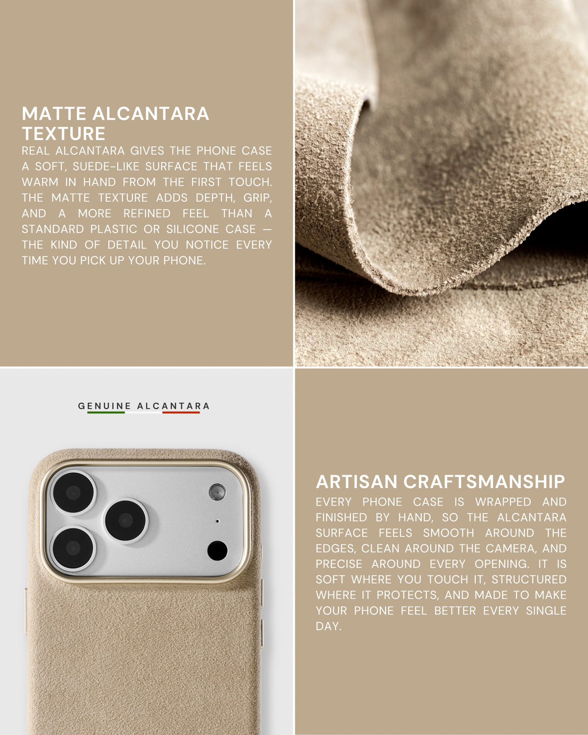 FUNDA PARA TELÉFONO ALCANTARA — ARENA