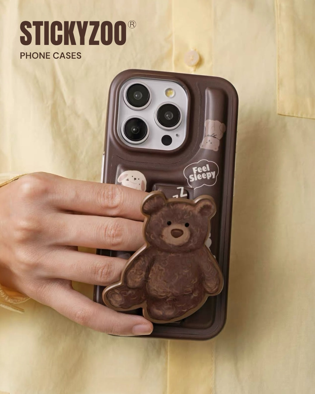 FEEL SLEEPY TEDDY BEAR CASE