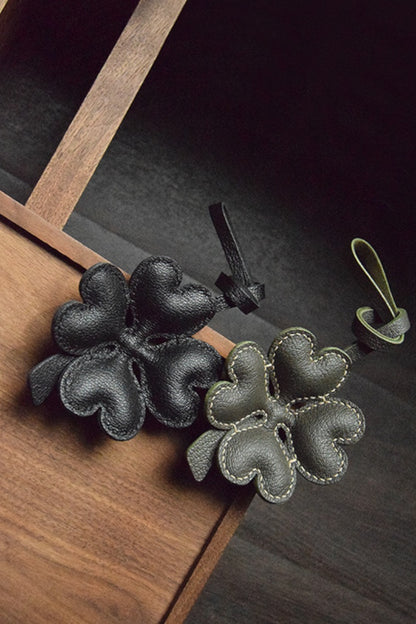 FOUR LEAF CLOVER BAG CHARM