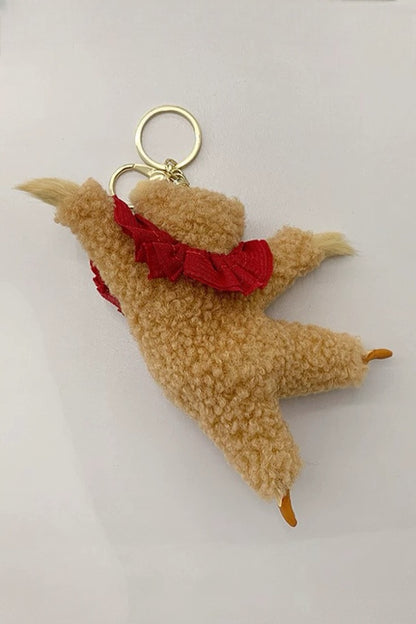 DANCING TEDDY BEAR BAG CHARM