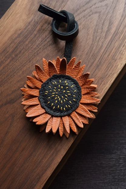 SUNFLOWER BAG CHARM