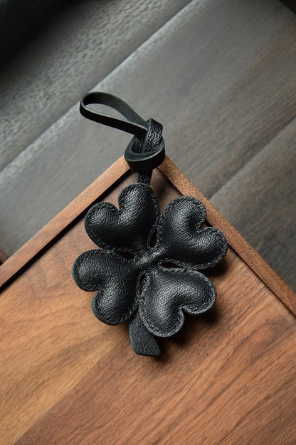 FOUR LEAF CLOVER BAG CHARM