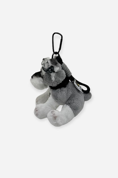 SCHNAUZER AVIATOR BAG CHARM