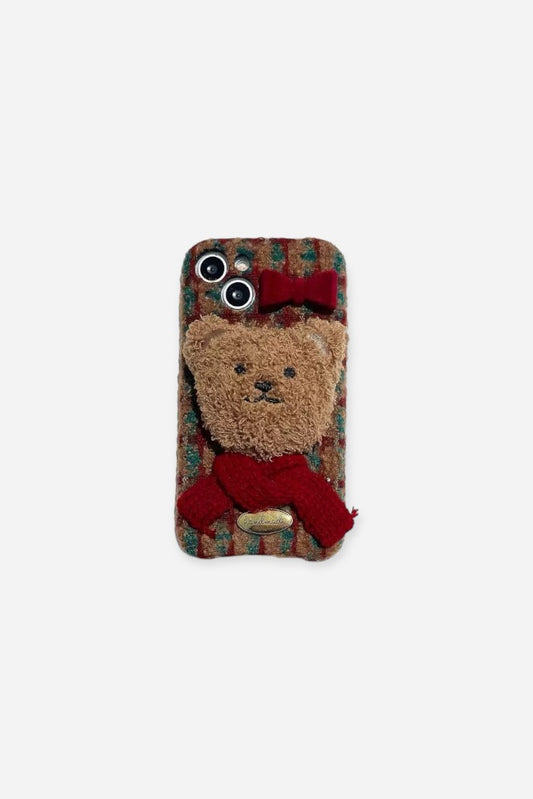 TEDDY BEAR KNIT CASE