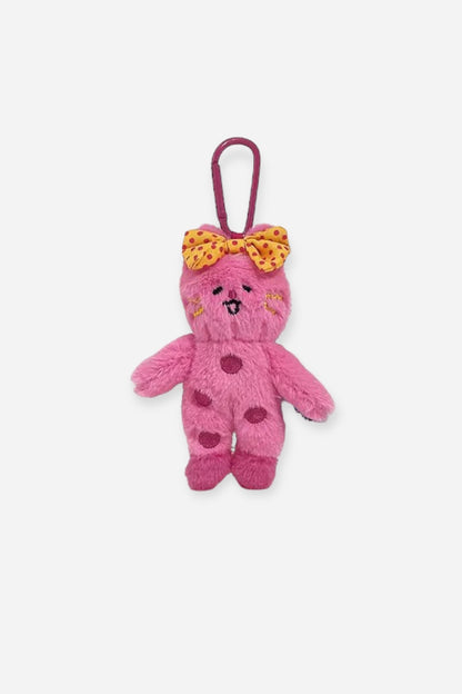 PINKIE THE BEAR BAG CHARM