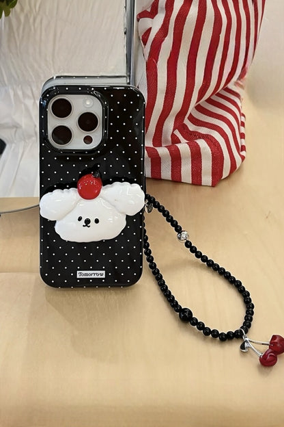 CHERRY DOT PUP CASE