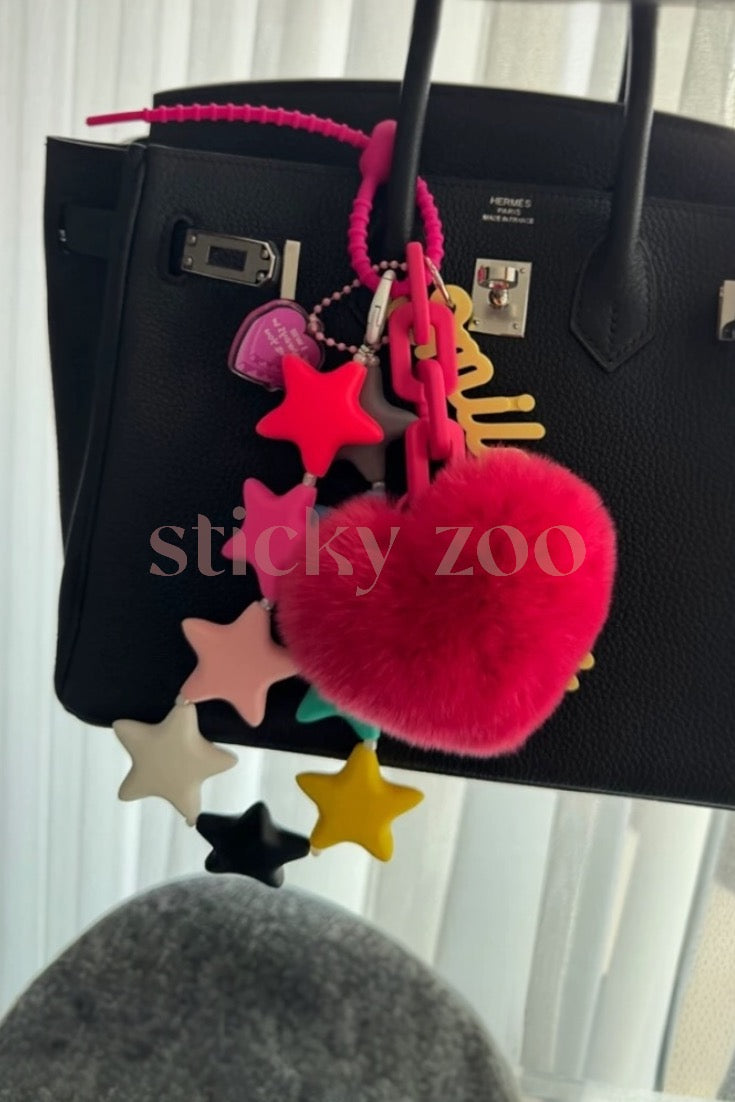 TEDDY HEART CHARM