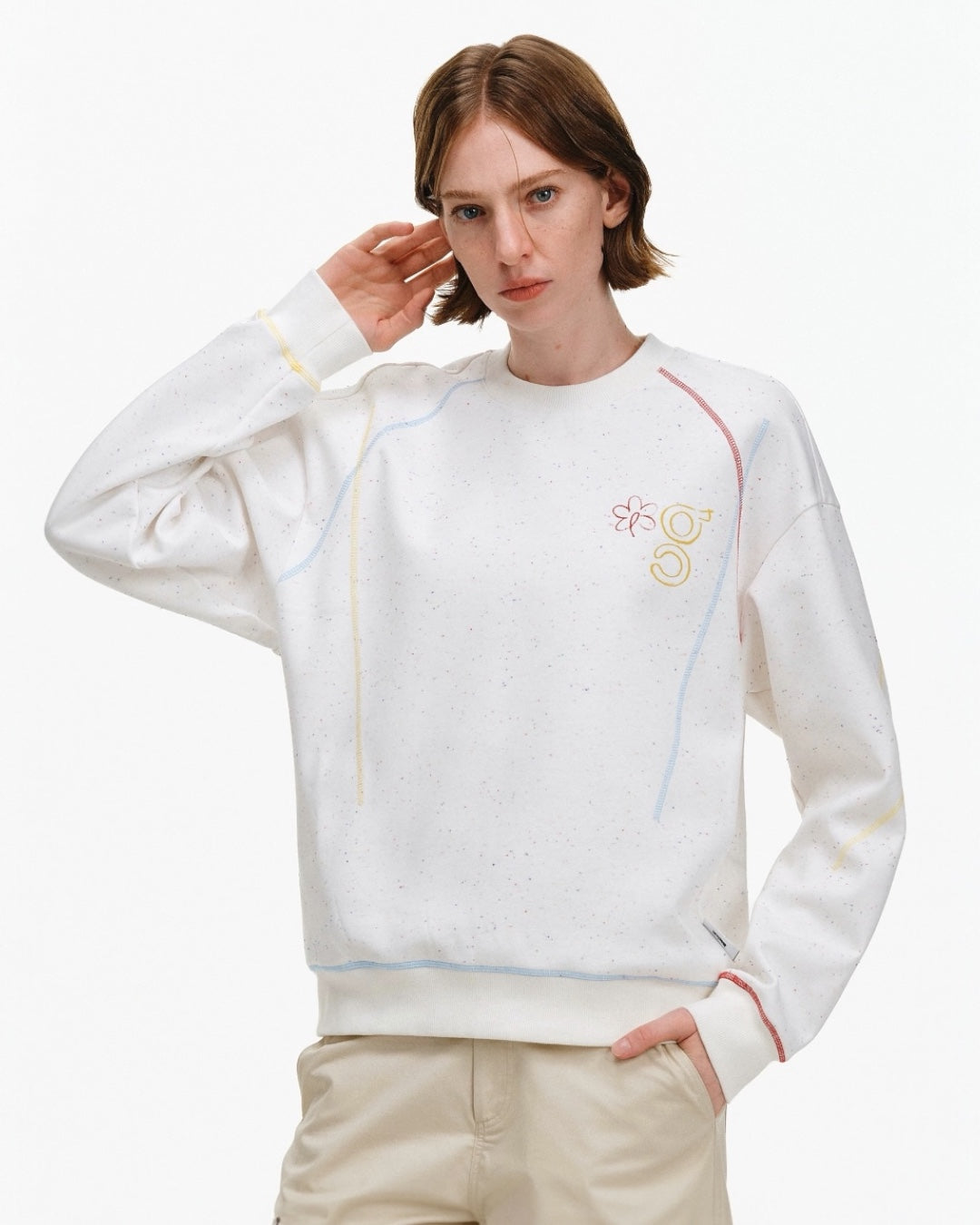 DACHSHUND BLOOM RINGER SWEATSHIRT