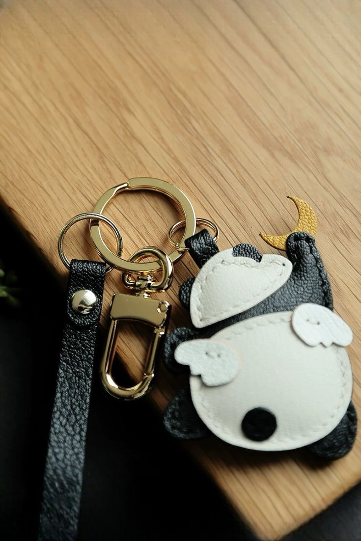 MOON PANDA BAG CHARM