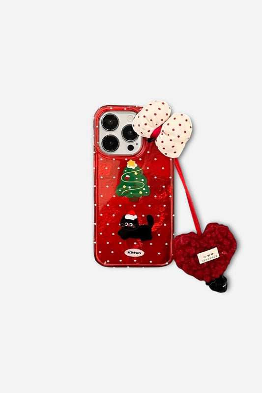 FESTIVE KITTEN CHRISTMAS CASE