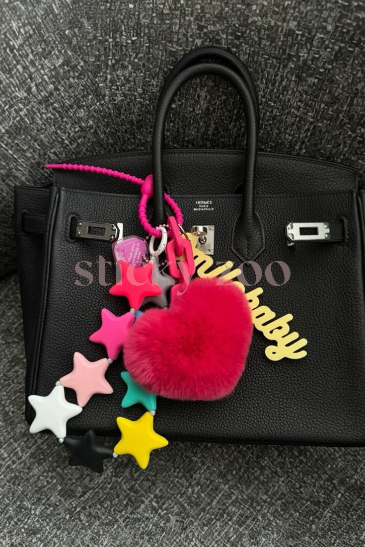 TEDDY HEART CHARM