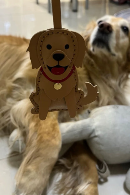 GOLDEN RETRIEVER BAG CHARM