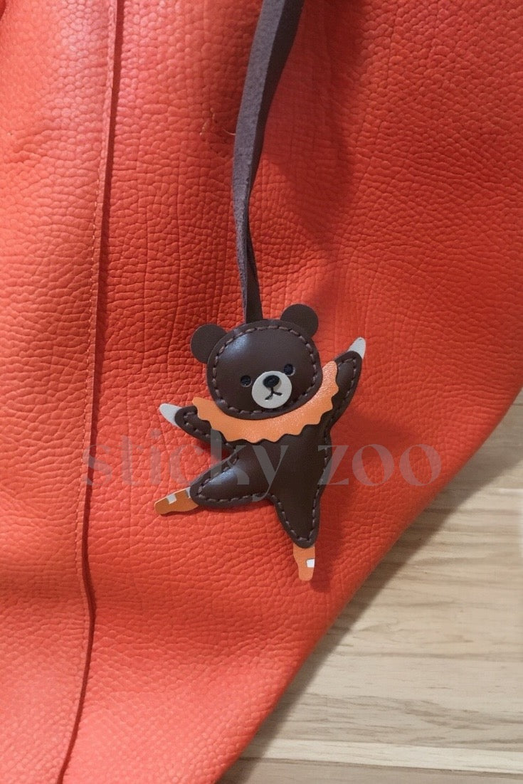 BALLET BEAR BAG CHARM