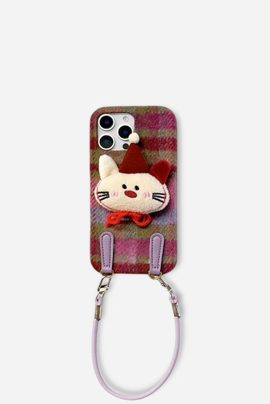 FESTIVE CAT PHONE CASE