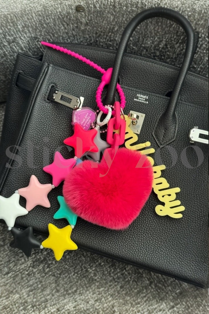 TEDDY HEART CHARM
