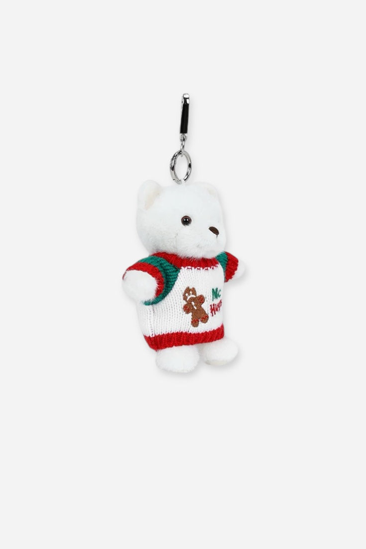 HOLIDAY HUGS BEAR BAG CHARM