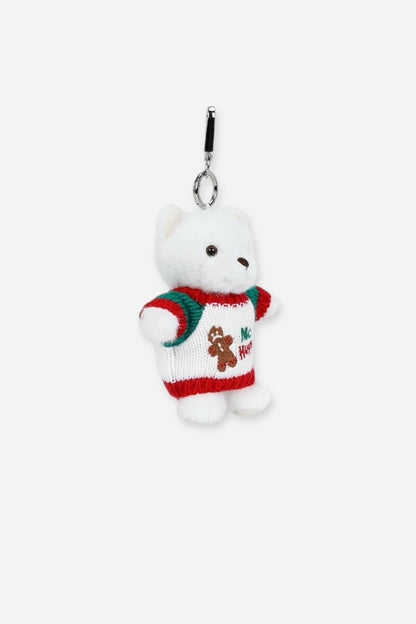 HOLIDAY HUGS BEAR BAG CHARM