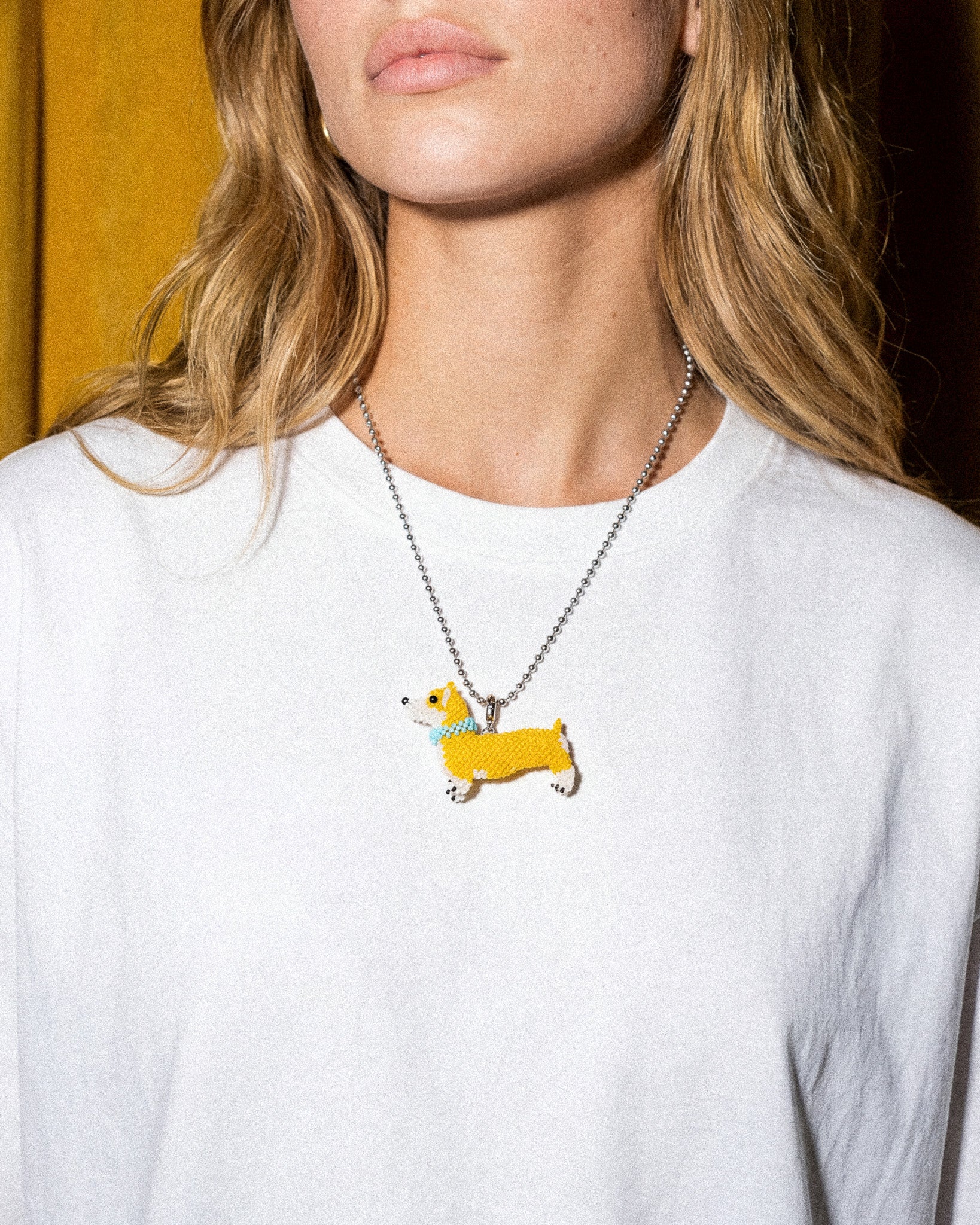 DACHSHUND BEAD NECKLACE