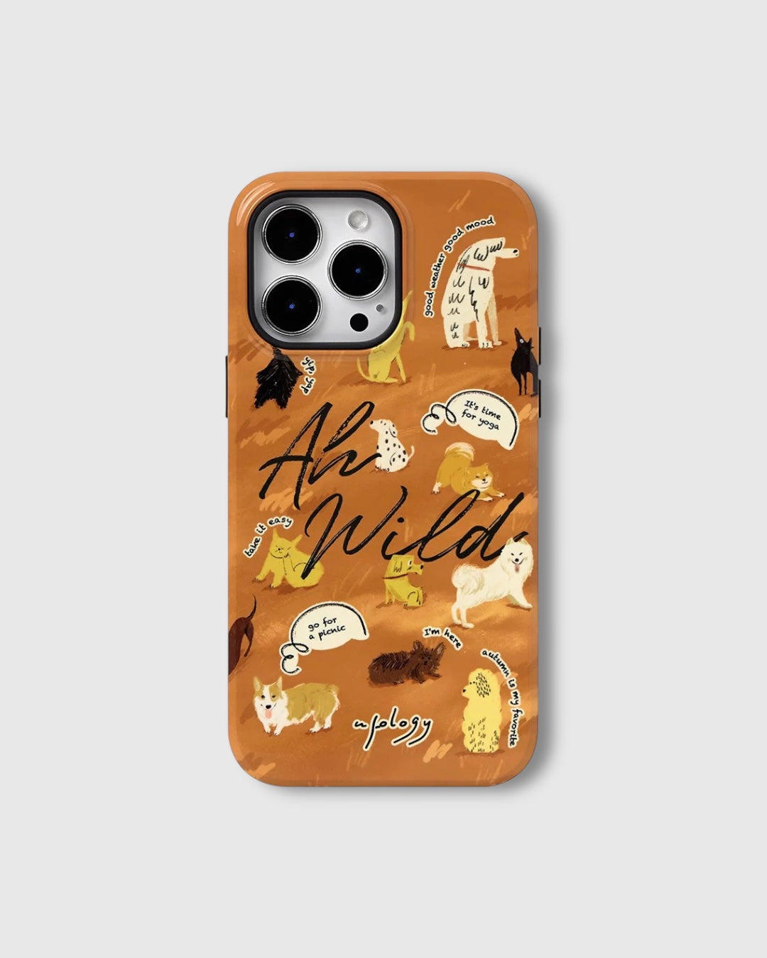 マグセーフ対応パピーiPhoneケース – グッドウェザー、グッドムード