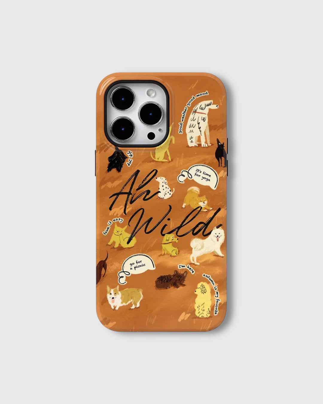 マグセーフ対応パピーiPhoneケース – グッドウェザー、グッドムード